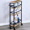 KESPER Nischenwagen 27842 aus Metall und FSC-zertifizierter Spanplatte / Rollregal Bild 3