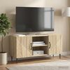 vidaXL TV-Schränk Sonoma-Eiche 102 x 34,5 x 50 cm Holzwerkstoff 894927 Bild 4