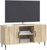 vidaXL TV-Schränk Sonoma-Eiche 102 x 34,5 x 50 cm Holzwerkstoff 894927 Bild 2