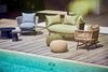 Loungesessel Suka aus Aluminium, modern und wetterfest, hellgrau, gepolstert für Outdoor Bild 5
