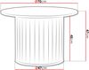 Couchtisch Zelfa 07 (Farbe: Cashmere) Bild 2