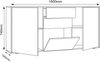 VCM Kommode & Sideboard Salia 920818 Anthrazit H. 74 x B. 160 x T. 33 cm Bild 5