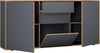 VCM Kommode & Sideboard Salia 920818 Anthrazit H. 74 x B. 160 x T. 33 cm Bild 2