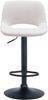 CLP 2er Set Barhocker Camden Stoff drehbar und höhenverstellbar,creme Metall matt schwarz Bild 5