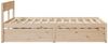 vidaXL Massivholzbett ohne Matratze 135x190 cm Kiefernholz 3282357 Bild 5