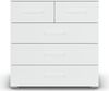 rauch Aditio Box, Kommode, 5 Schubladen, mit Softclose-Funktion, Farbe Weiß, BxHxT 80x81x42cm Bild 2