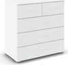 rauch Aditio Box, Kommode, 5 Schubladen, mit Softclose-Funktion, Farbe Weiß, BxHxT 80x81x42cm Bild 3