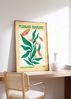 Flower Market Poster · Grüne Retro Blumen · Mid Century Moderne Illustration · Print ohne Rahmen - 40x60cm Bild 5