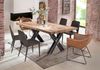TABLES&Co Tisch 180x100 Recyceltes Teak Natur Metall Schwarz Bild 2