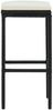 vidaXL Barhocker mit Kissen 6 Stk. Schwarz Poly Rattan 313449 Bild 4