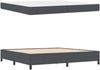 vidaXL Bettrahmen mit Matratze Dunkelgrau 200 x 200 cm Stoff 3399141 Bild 4