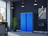 Phoenix Stahlschrank SCL1491GBK 2 Türen 3 Böden grau/blau Schlüssel Bild 3