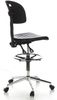 hjh OFFICE Arbeitsstuhl Arbeitshocker TOP WORK 23 Kunstleder Schwarz Bild 4