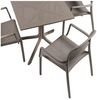 Beistelltisch Clip 80, Polypropylen, Braun, 80 x 75 x 80 cm Bild 3