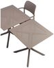 Beistelltisch Clip 80, Polypropylen, Braun, 80 x 75 x 80 cm Bild 4