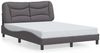 vidaXL Bettgestell mit LED ohne Matratze "Hvar" Grau 120x200 cm 3213923 Bild 5