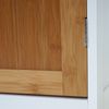 Kommode HWC-A85, Badezimmerkommode Badschrank Bambus, MVG-zertifiziert 71x40x31cm weiß Bild 4