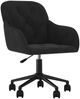 vidaXL Bürostuhl Drehbar Schwarz, 78 x 61 x 56 cm Bild 2