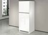 Dmora Küchenschrank Mesarthim, Mehrzweckschrank, Küchenzeile Schrank, Multifunktionales Kühlregal, 100 % Made in Italy, 60 x 60 x 165 cm, glänzendes Weiß und Schiefer Bild 2