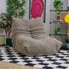 icon Sessel Schwammsofa Raupensitzsack Relaxsessel XXL aus Chenille "Enzo", Schaumstoff Füllung, für Wohnzimmer, für Schlafzimmer Bild 3