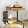 SoBuy FWT43-N Schreibtisch, MDF, Papierfurnier, Helle Eiche, 60 x 77 x 40 cm Bild 4