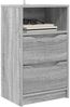 vidaXL Nachttisch Graues Sonoma 40 x 30 x 467 cm Holzwerkstoff 888919 Bild 3