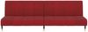 vidaXL Schlafsofa 2-Sitzer Weinrot Samt 375879 Bild 5