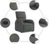 vidaXL Relaxsessel Dunkelgrau Stoff 3205681 Bild 5