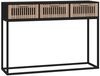 vidaXL Konsolentisch Schwarz 105x30x75 cm Holzwerkstoff und Eisen 352107 Bild 2