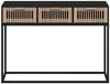 vidaXL Konsolentisch Schwarz 105x30x75 cm Holzwerkstoff und Eisen 352107 Bild 4