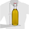 mikken Trinkflasche XXL Glasflasche 2 L mit Bügelverschluss, 2000 ml Fassungsvermögen Bild 2