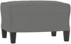 vidaXL 3-Sitzer-Sofa mit Hocker Dunkelgrau 180 cm Mikrofasergewebe 3201233 Bild 5