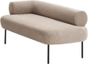 Linksseitige Chaiselongue MIRMANDE Stoff Taupe Bild 4
