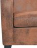 vidaXL Sofa 3-Sitzer Wildleder-Optik Braun 245586 Bild 4