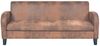 vidaXL Sofa 3-Sitzer Wildleder-Optik Braun 245586 Bild 2