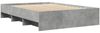 vidaXL Bettgestell Betongrau 120x200 cm Holzwerkstoff 3295663 Bild 4