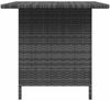 vidaXL Garten-Esstisch Grau 110x70x65 cm Poly Rattan 313497 Bild 5