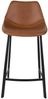 Tresenhocker FRANKY Kunstleder Vintage braun von DutchBone Bild 3