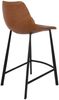 Tresenhocker FRANKY Kunstleder Vintage braun von DutchBone Bild 4