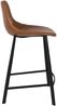 Tresenhocker FRANKY Kunstleder Vintage braun von DutchBone Bild 5