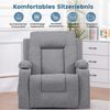 COMHOMA Relaxsessel Relaxsessel TV-Sessel aus Stoff mit Liegefunktion Fernsehsessel Bild 2
