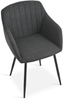 GOEURVANT 711 Esszimmerstühle 6er-Set, Webstoff - Anthrazit Bild 4