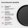 BIG-PAN Crêpepfanne Premium Pfannkuchenpfanne Gusseisen 24 cm Induktion abnehmbarer Griff, Gusseisen (Crêpes Pfanne Gußeisenpfanne Eisenpfanne, Cast Iron Pan), Induktion Holzgriff backofenfest UNBESCHICHTET Bild 4