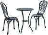 vidaXL Garten Bistro Set 3 pcs Grün Aluminium 42002385 Bild 2