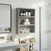 vidaXL Badezimmer-Wandschrank mit Regal Graues Sonoma 40 x 10 x 50 cm 889348 Bild 5