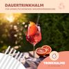bremermann Glasstrohhalme, Trinkhalme, Strohhalme - 6 Stück, 15 cm Länge inkl. 2 Reinigungsbürsten Bild 3