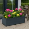 Kreher Blumenkasten XXL "Eco Wood" 39 Liter in Anthrazit Bild 2