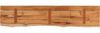 vidaXL Wandregal 90x20x2,5 cm Rechteckig Massivholz Akazie Baumkante 370227 Bild 5