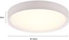 LED Bad Deckenleuchte CLARIMO in Weiß IP44, Ø 33cm Bild 4