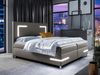 Boxspringbett Leleni LED, Anthrazit, 140x200 cm Bild 2